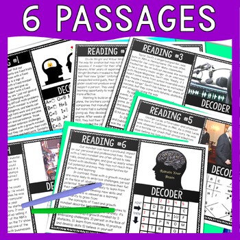 Growth Mindset Reading Comprehension and Puzzle Escape Room - Back to School - Image 2
