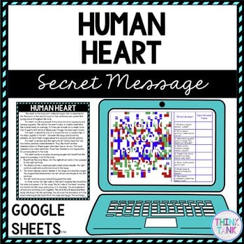 Human Heart Secret Message Activity for Google Sheets™