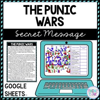 The Punic Wars Secret Message Activity for Google Sheets™