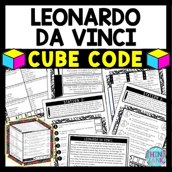 Leonardo da Vinci Cube Stations - Reading Comprehension Activity - Art History