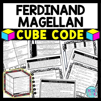 Ferdinand Magellan Cube Stations - Reading Comprehension Activity - Explorers