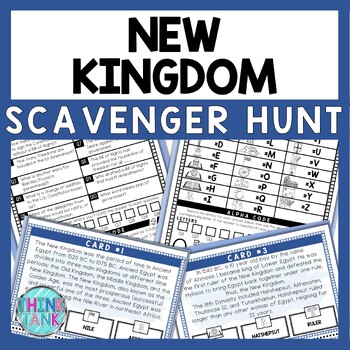 New Kingdom Scavenger Hunt - Reading Comprehension Activity - Ancient Egypt