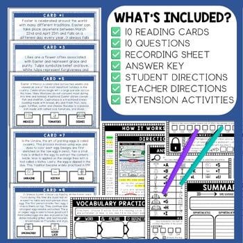 Easter Traditions Around the World Scavenger Hunt - Reading Comprehension - Image 2