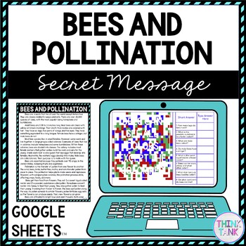 Bees and Pollination Secret Message Activity for Google Sheets™