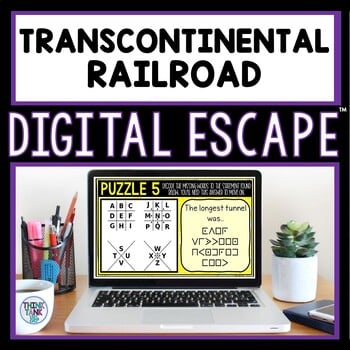 Transcontinental Railroad DIGITAL 360 Escape Room
