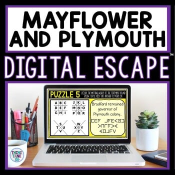 Mayflower and Plymouth Colony DIGITAL 360 Escape Room