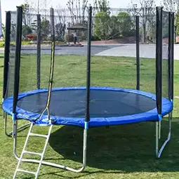 10ft Outdoor Trampoline with safety net and ladder