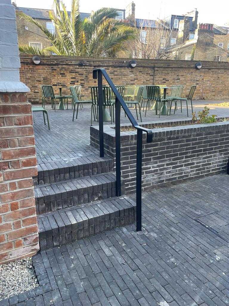 black steel railings outdoor 2
