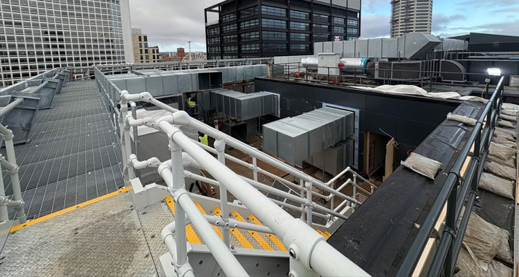 access gantry finished project chamberlain square