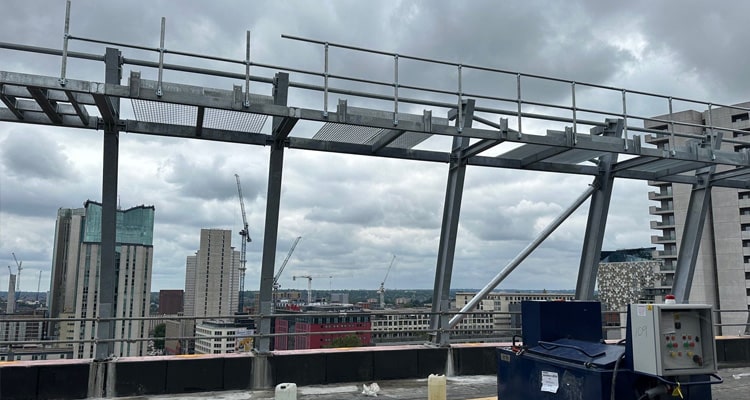 assembly of overhead gantry chamberlain square