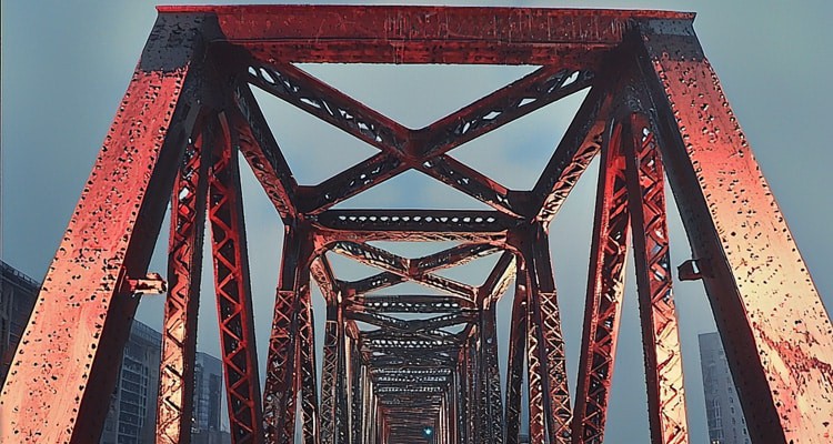 riveted steel bridge