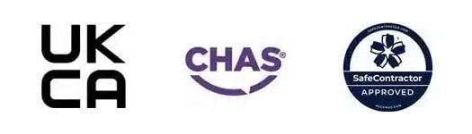 uis certification logos ukca chas safecontractor