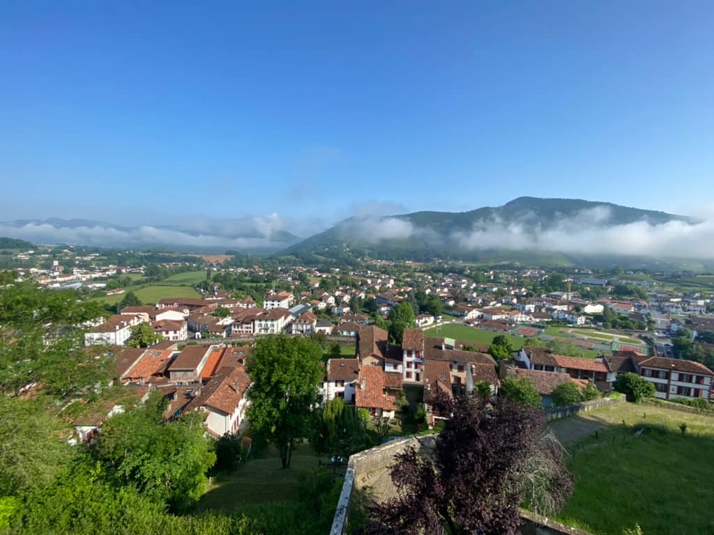View of Saint-Jean-Pied-de-Port from the citadel.