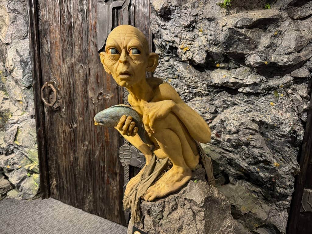 Statue of Gollum from The Lord of the Rings at Wētā Workshop Wellington.