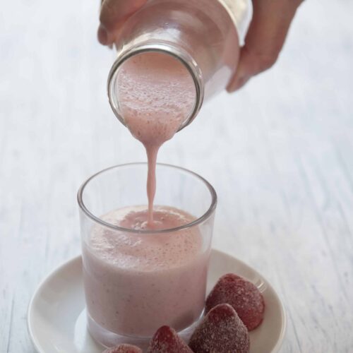 Erdbeermilch