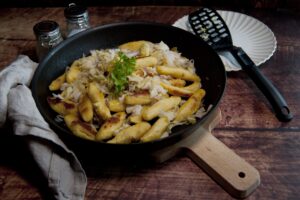 Vegetarische Schupfnudelpfanne