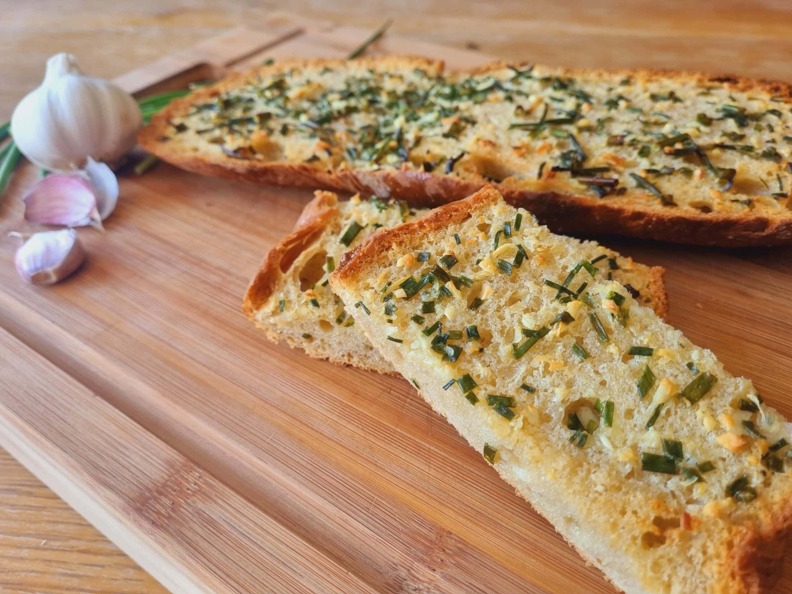 Knoblauchbutter Baguette