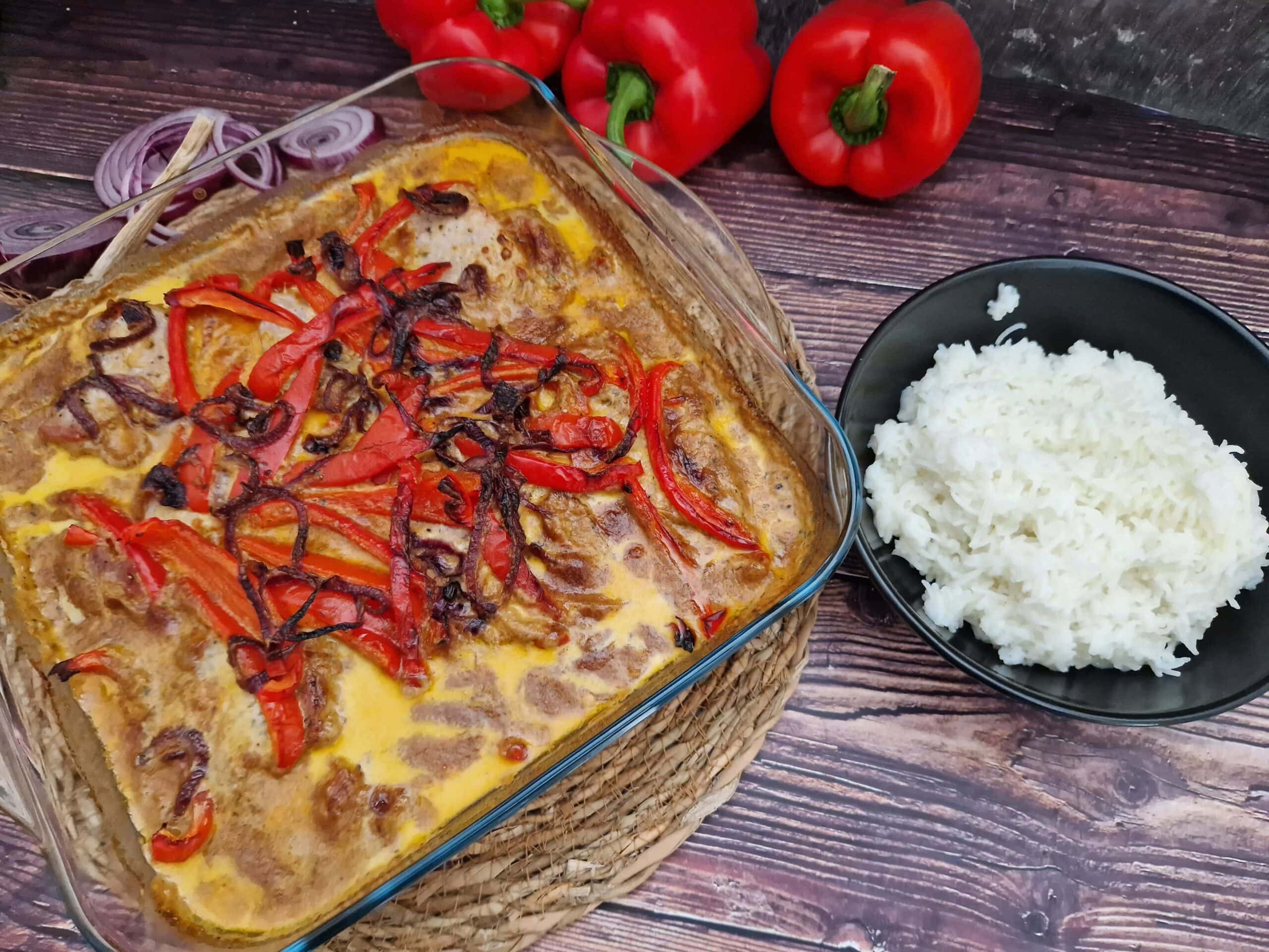Paprika-Sahneschnitzel
