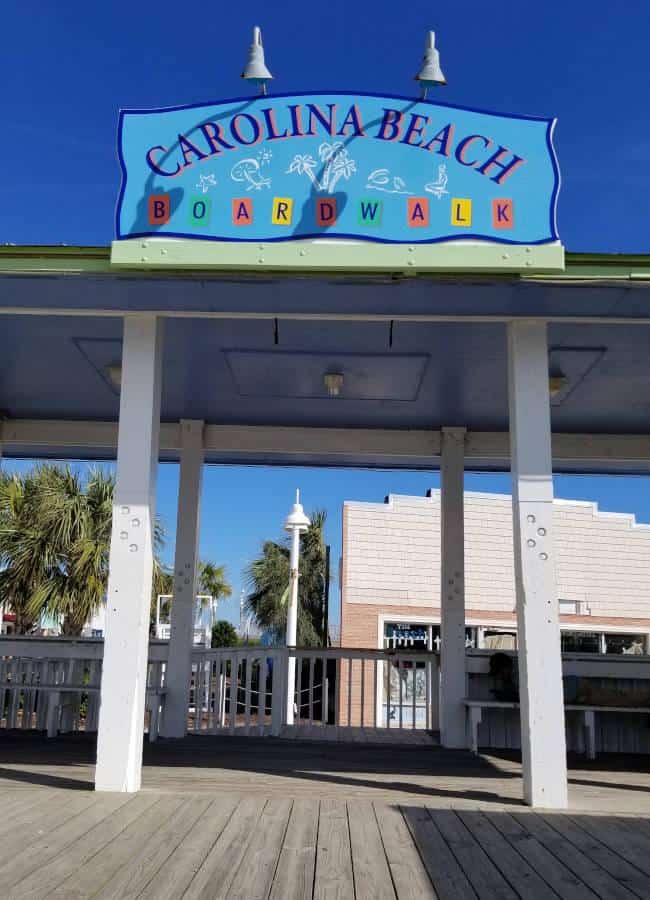 Boardwalk Entrance carolina beach boardwalk entrance