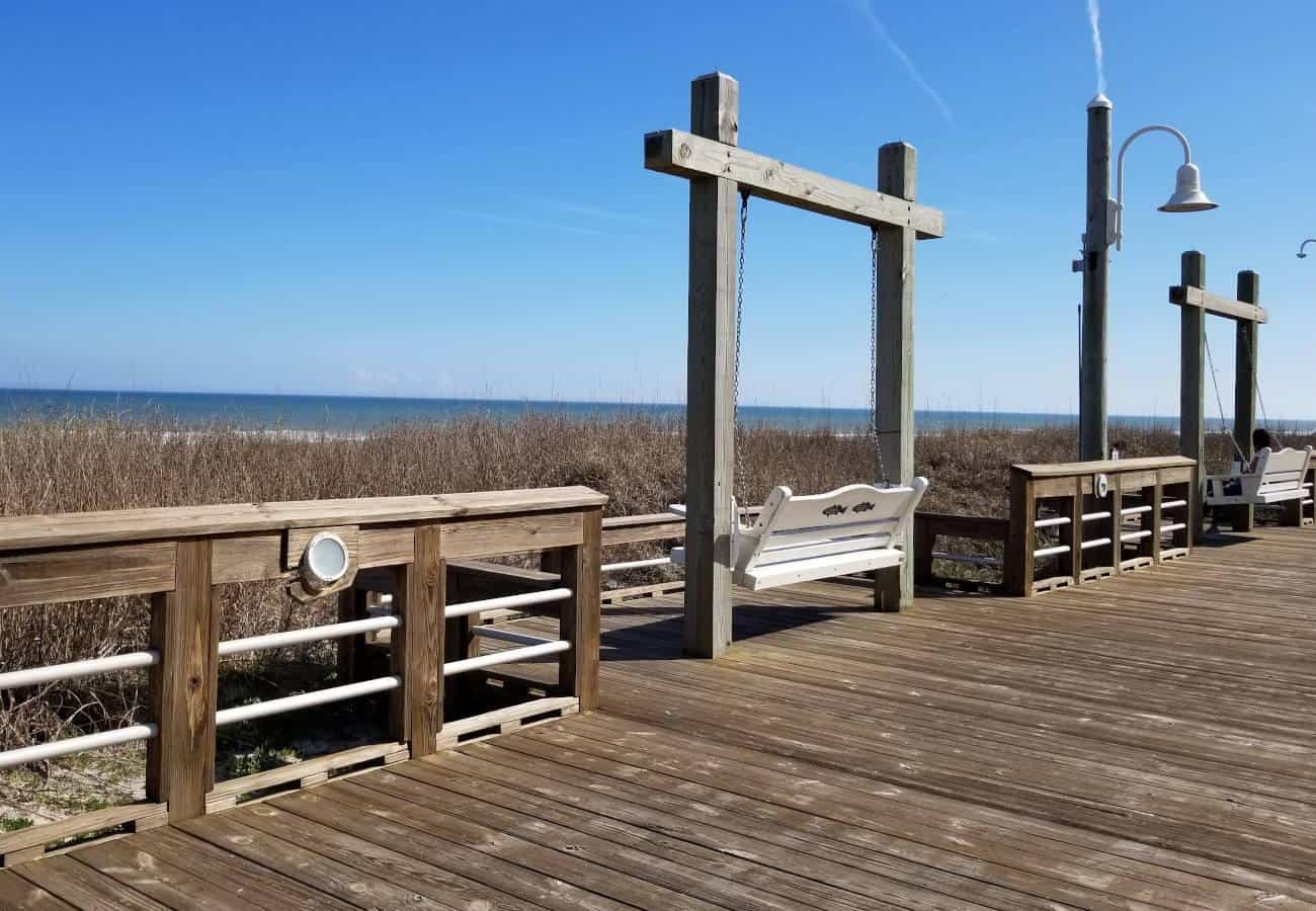 Oceanfront Swing Benches swing benches
