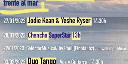 Calendrier musical face à la mer à Sa Caleta Ibiza