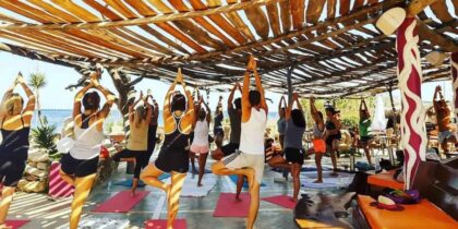 Ambiances de yoga à Kumharas Ibiza