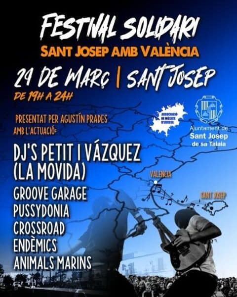 pour voir si maintenant si Le festival caritatif Sant Josep Amb Valencia a été reporté.