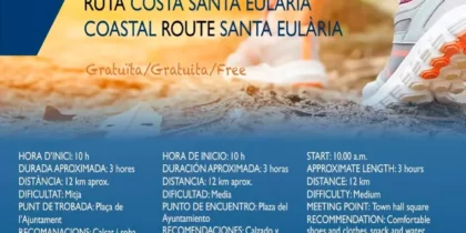 Promenade guidée gratuite sur la côte de Santa Eulalia