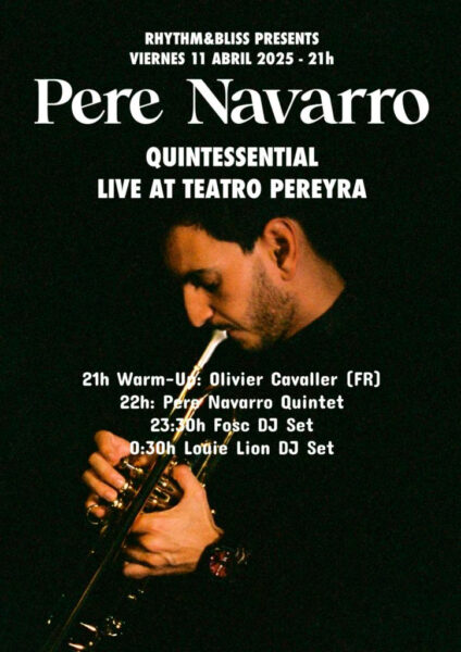 Concert de Pere Navarro au Théâtre Pereyra à Ibiza, avril. Bienvenue à Ibiza Rhythm&Bliss, Pere Navarro présente son nouvel album au Théâtre Pereyra.