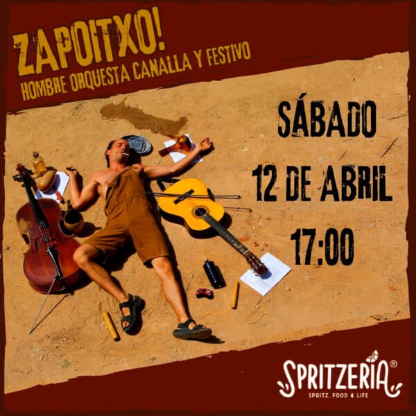 Concert de Zapoitxo Spritzeria Ibiza, Bienvenue à Ibiza Concert de Zapoitxo ! à la Spritzeria
