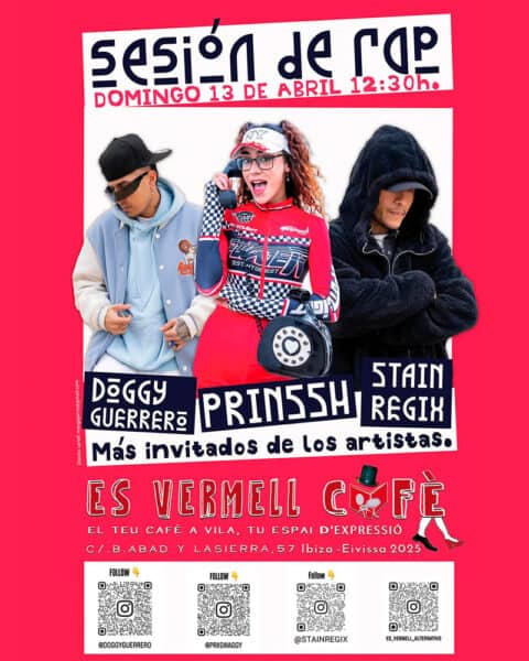 C'est l'alternative rouge d'Ibiza en avril bienvenue à Ibiza Concert d'Ana Caravana et Iggi Torres ce dimanche au Café Es Vermell