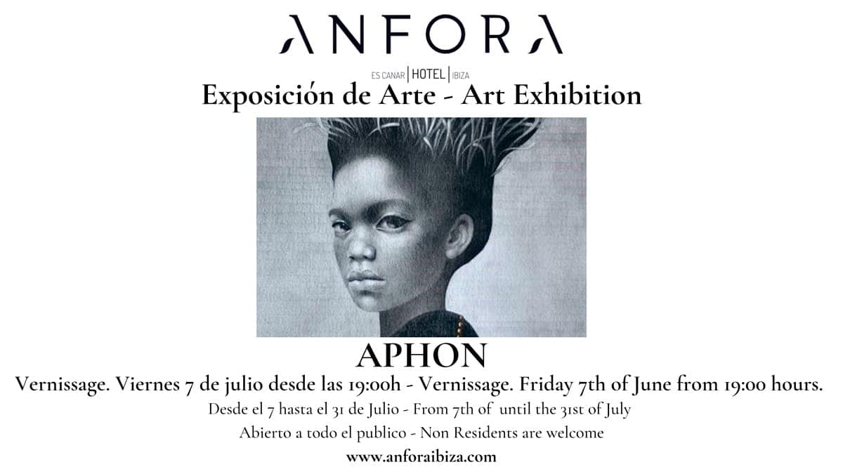 Exposición de Aphon en Ánfora Hotel Ibiza