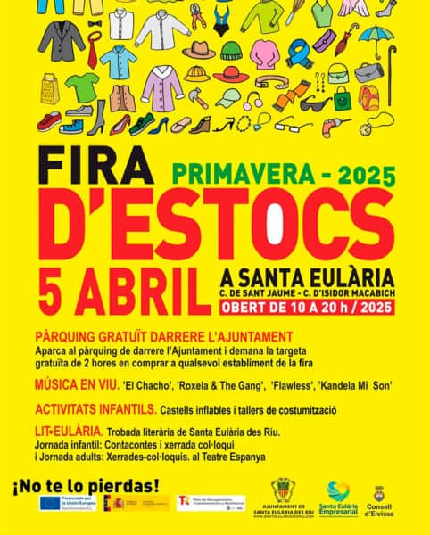 Foire de printemps de Santa Eulalia Ibiza Bienvenue à Ibiza XVe Foire des Bourses de Santa Eulalia