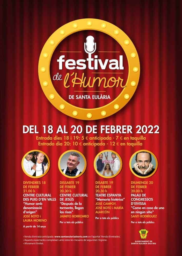 I Santa Eulalia Humor Festival avec Santi Rodríguez et Jaime Borromeo