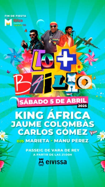 La fête la plus dansée, King Africa Ibiza, Bienvenue à Ibiza La fête la plus dansée avec King Africa après le semi-marathon d'Ibiza