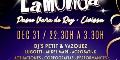 Fiesta de Nochevieja con La Movida