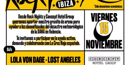 Rock Nights solidario en el Teatro Ibiza