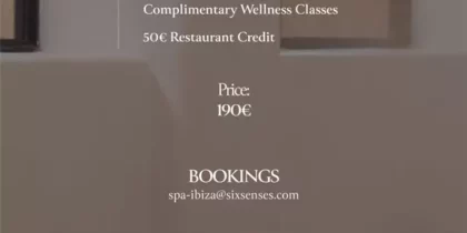 Healthy Pass al Six Senses Ibiza
