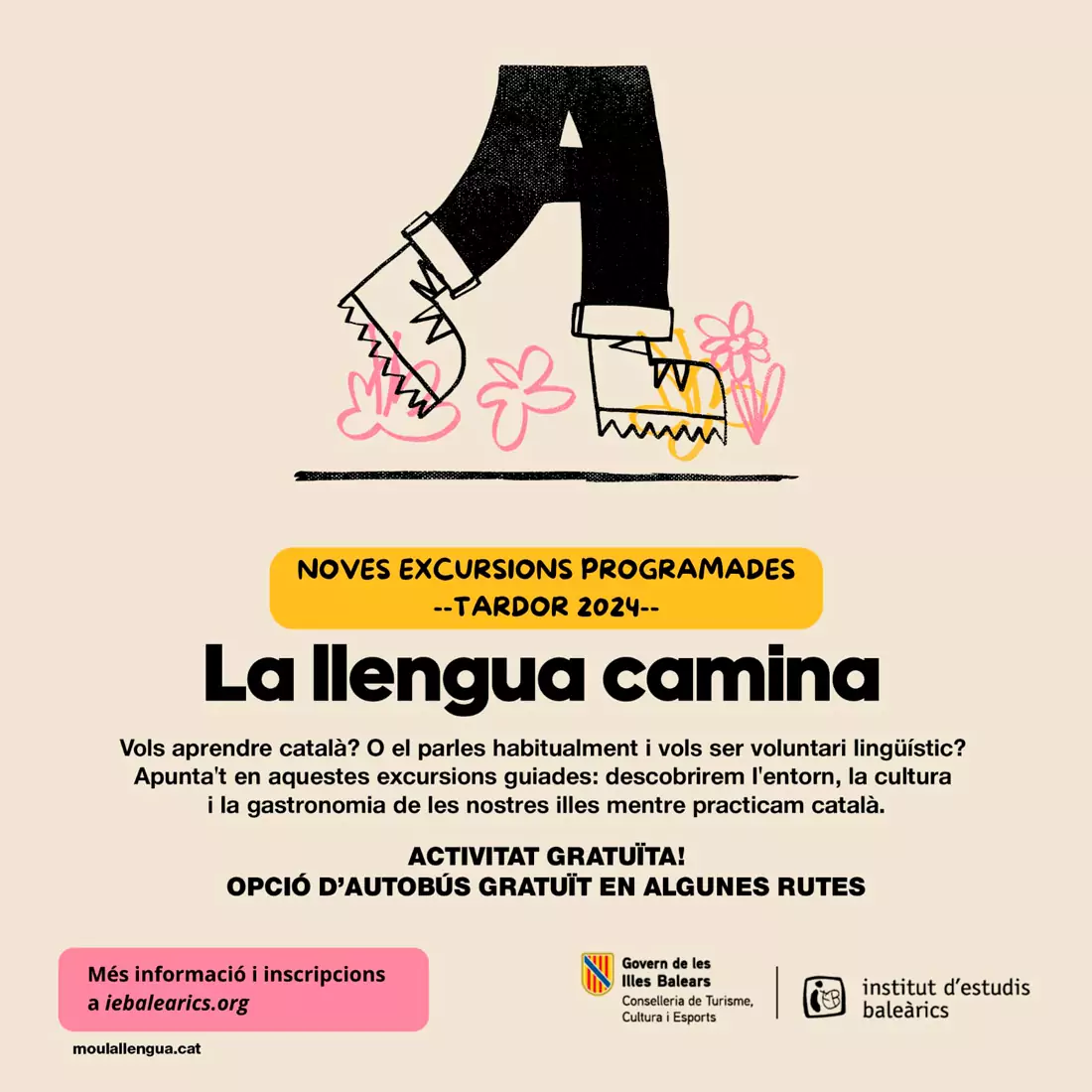 La llengua camina: fes exercici i aprèn català