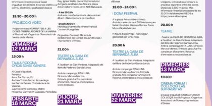 Actividades para todos por el Día Internacional de la Mujer en Ibiza