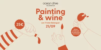 Workshop di pittura e vino su Ocean Drive Talamanca