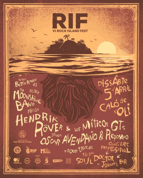 J'ai vu Rock Island Festival Ibiza, Welcome to Ibiza. VIe Festival de Rock Island