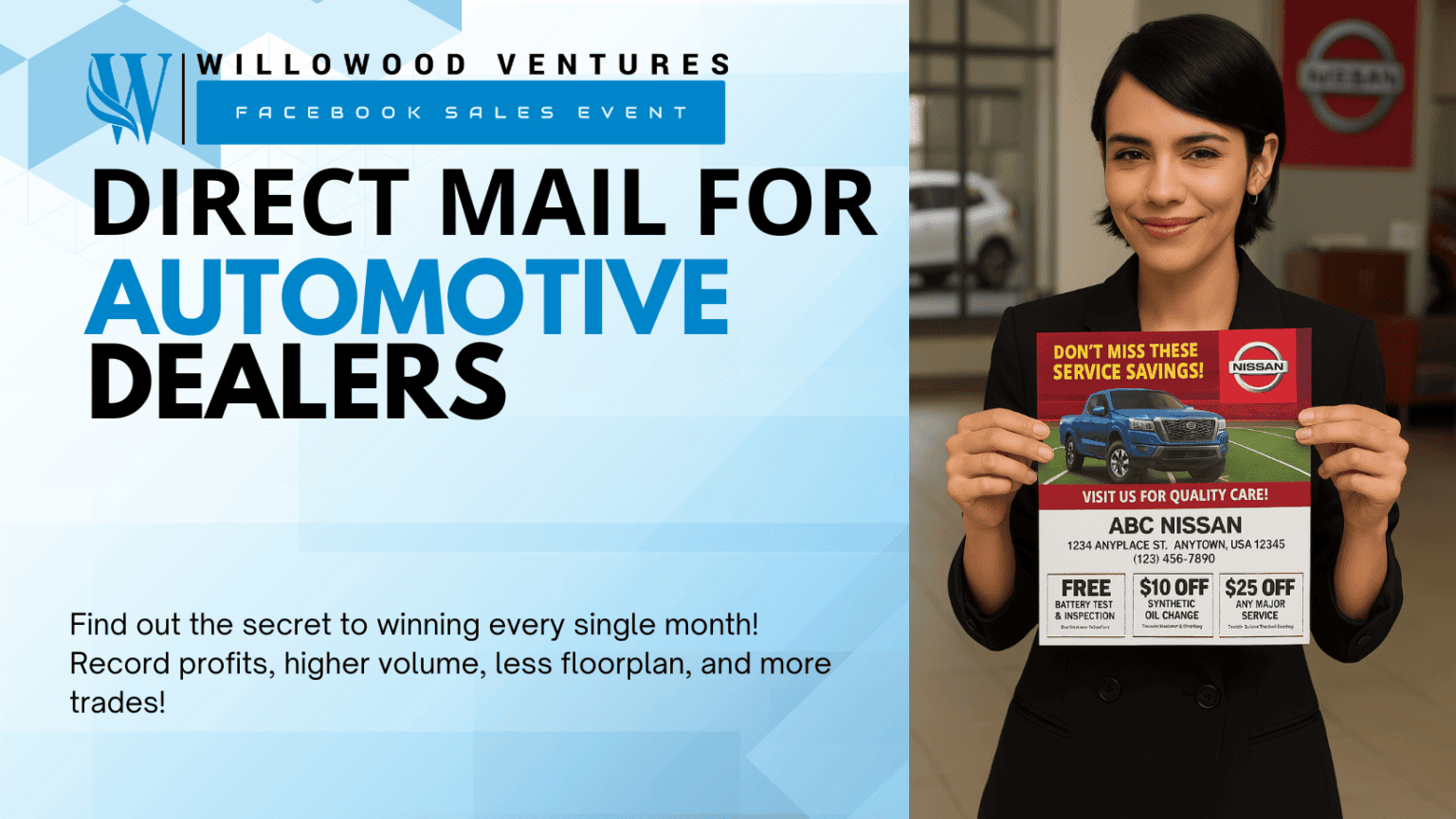 Direct Mail Automotive Marketing from Willowood Ventures