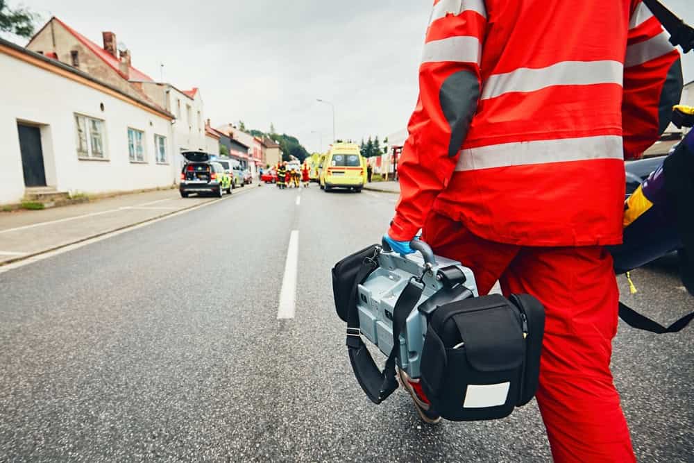 Ambulanza zona Lodovico il Moro Milano