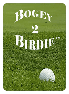 Bogey 2 Birdie back card