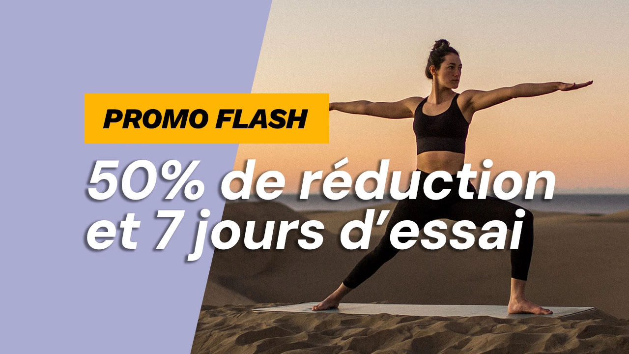 50% de réduction sur le studio 🧘‍♂️