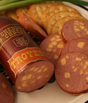 Troyers Trail Bologna with Cheddar