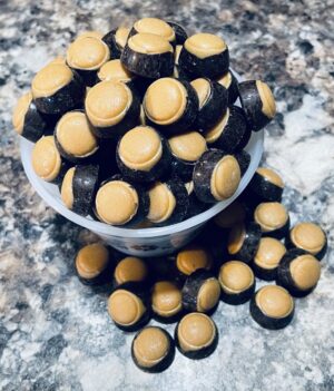 Mini Chocolate Buckeyes