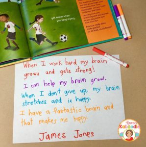 Are you teaching your students about growth mindset? Your Fantastic Elastic Brain is a perfect picture book for teaching growth mindset! These activities are easy to use and require no preparation, just like these growth mindset affirmations!