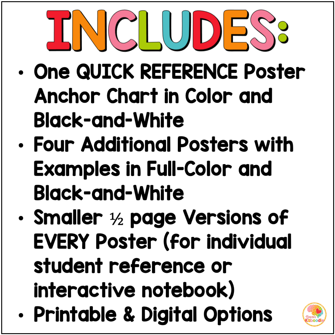 Literary Genres Anchor Charts: Genres of Literature Reading Skills Reference - Image 2